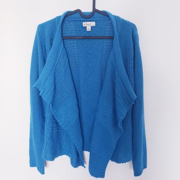 Kim Rogers Light Blue Knit Cardigan - Picture 13 of 13